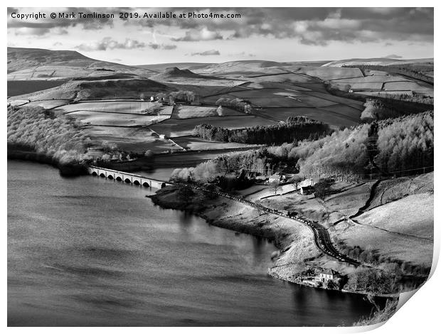 Ladybower Light Print by Mark Tomlinson