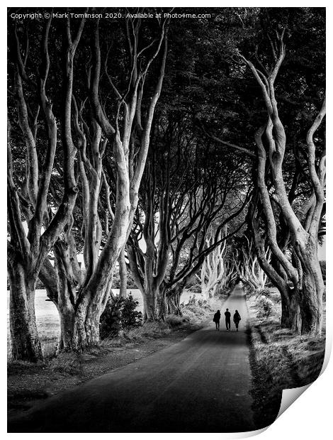 Walking the Kings Road Print by Mark Tomlinson