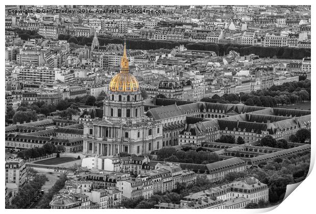 cathédrale saint louis des invalides Print by GBR Photos