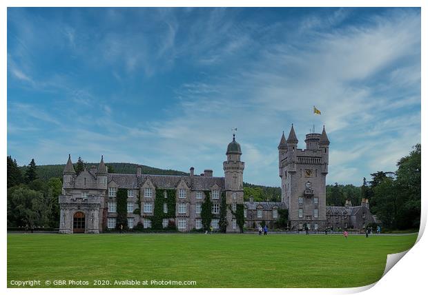 Balmoral Castle Print by GBR Photos