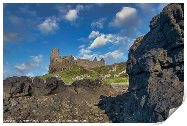 Dunure Castle Print by GBR Photos
