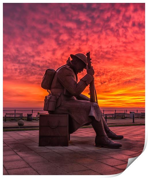 Tommy at Seaham Print by Graham McCarroll