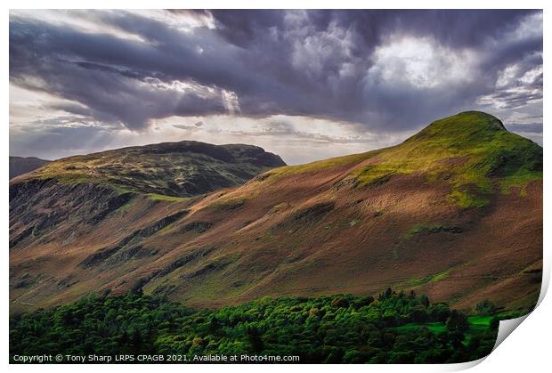 CATBELLS IN THE SUNLIGHT Print by Tony Sharp LRPS CPAGB