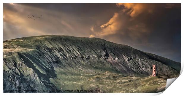 FANTASIA ON THE THEME OF GREAT DODD, CUMBRIA Print by Tony Sharp LRPS CPAGB