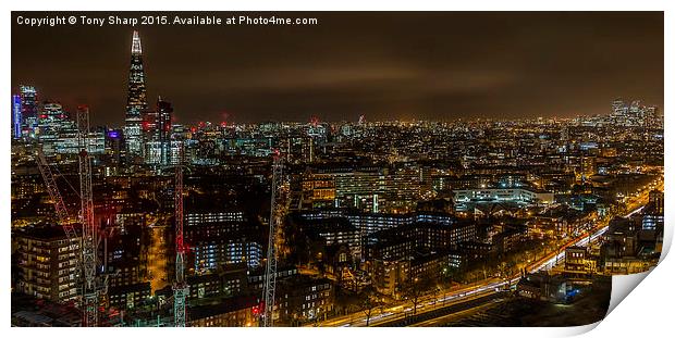  London Night View Print by Tony Sharp LRPS CPAGB