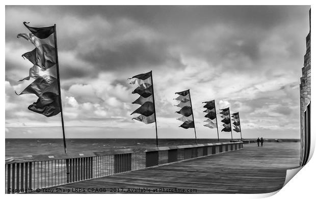 A WALK ON THE PIER Print by Tony Sharp LRPS CPAGB