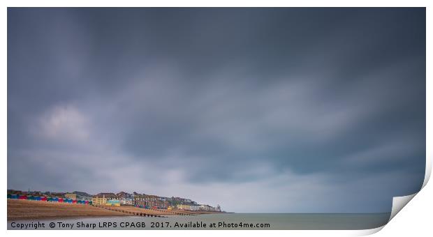 HASTINGS VIEWED FROM AFAR Print by Tony Sharp LRPS CPAGB
