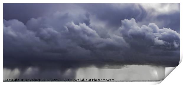 SQUALL OVER THE CHANNEL Print by Tony Sharp LRPS CPAGB