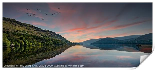 CRUMMOCK WATER DUSK Print by Tony Sharp LRPS CPAGB