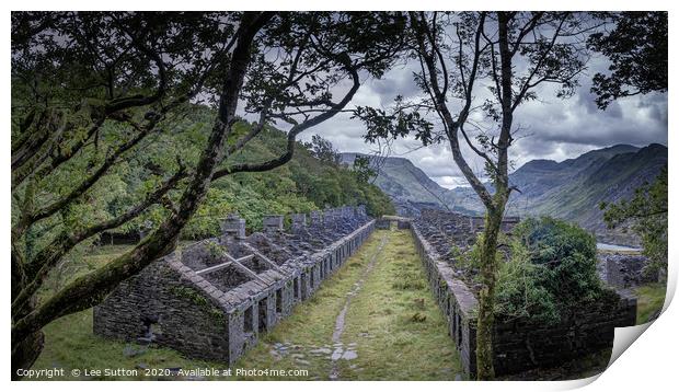 Anglesey Barracks Dinorwic Quarry Print by Lee Sutton