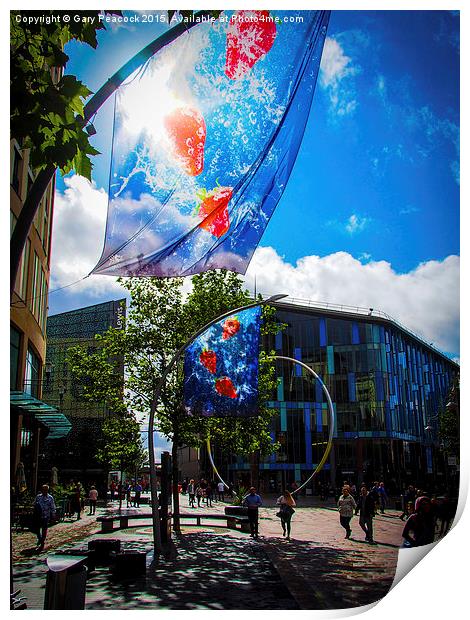  Strawberries in the Cardiff sky  Print by Gary Peacock