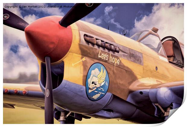 Lee's Hope Warhawk Print by Ian Merton