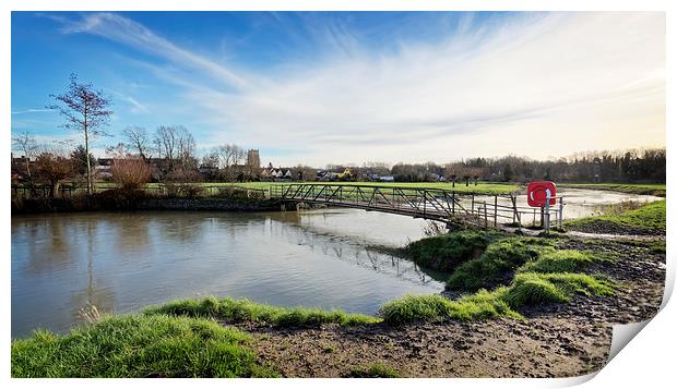 Sudbury River Print by Ian Merton