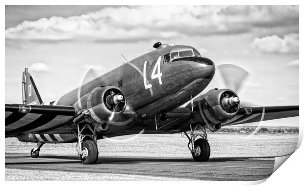 C-47 L4 Print by Ian Merton