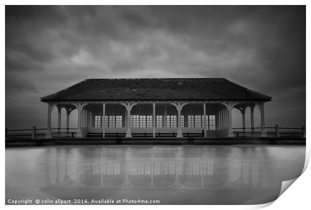 Sheringham boating lake Print by colin allport