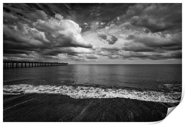 Moody Sky at Felixstowe Print by Nick Rowland