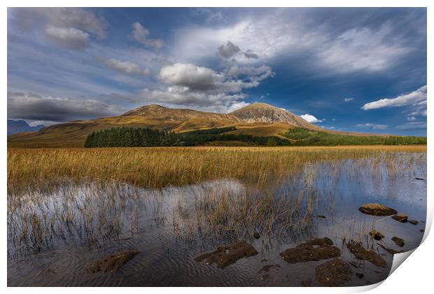 Loch Cill Chriosd, Blaven, Isle of Skye Print by Nick Rowland