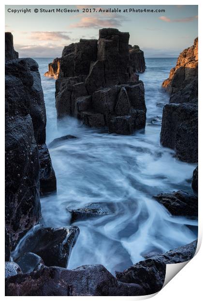 Coast Sunset, Isle of Skye Print by Stuart McGeown
