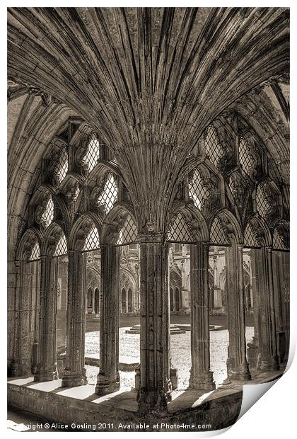 Canterbury Cathedral Print by Alice Gosling