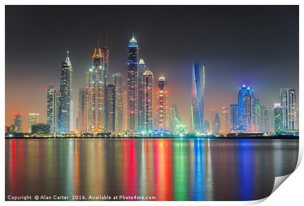 This Is Dubai Print by Alan Carter