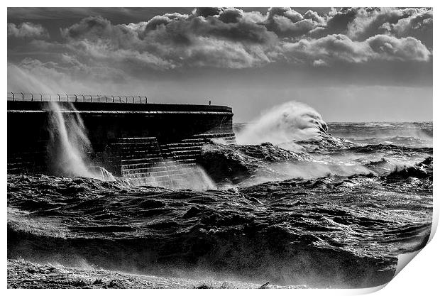  Hold on tight its a bit rough ! Print by Trevor Kerr