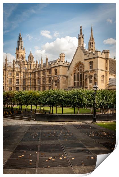 The Palace of Westminster Print by Richard Downs