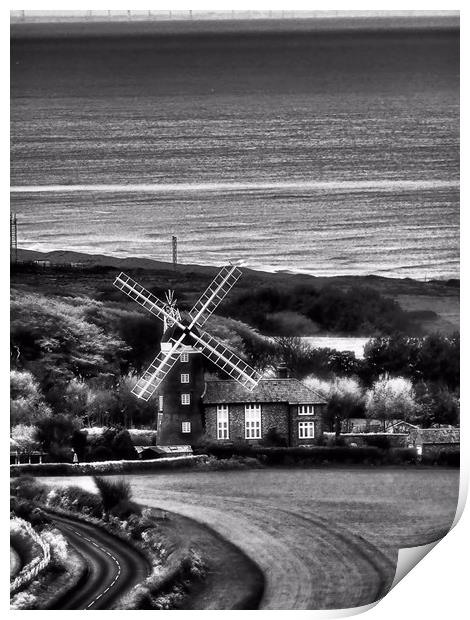   weyborne windmill                              Print by chris elgood
