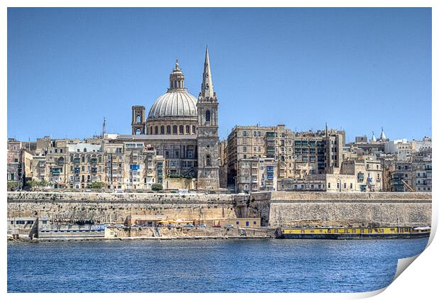 St. John's Cathedral Valletta Print by David Stanforth