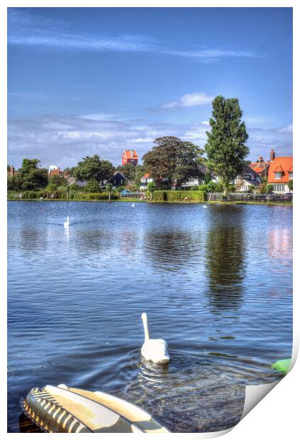 House in the Clouds - Thorpeness Print by David Stanforth