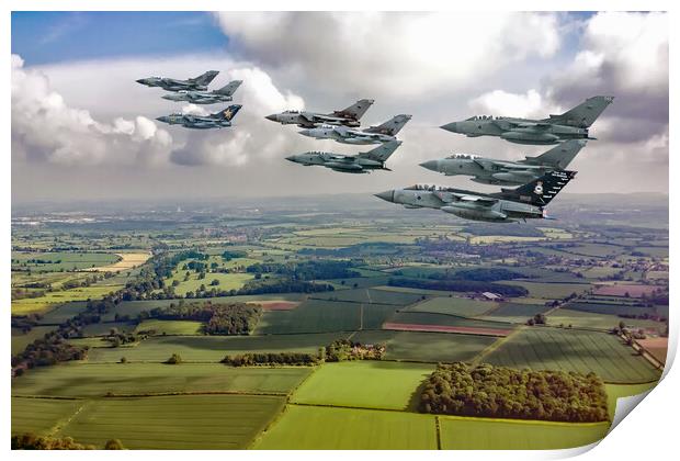 Farewell to the Tornado Print by David Stanforth
