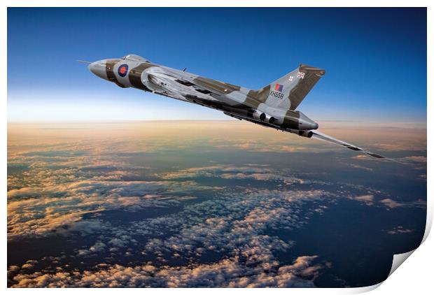 XH558 Queen of the Skies Print by David Stanforth