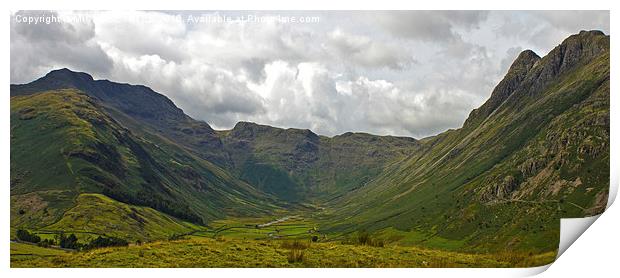 Langdale Valley Print by MICHAEL YATES