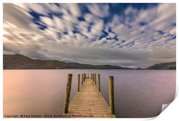 Ashness Jetty, Derwentwater, Lake District, Print by Pete Watson