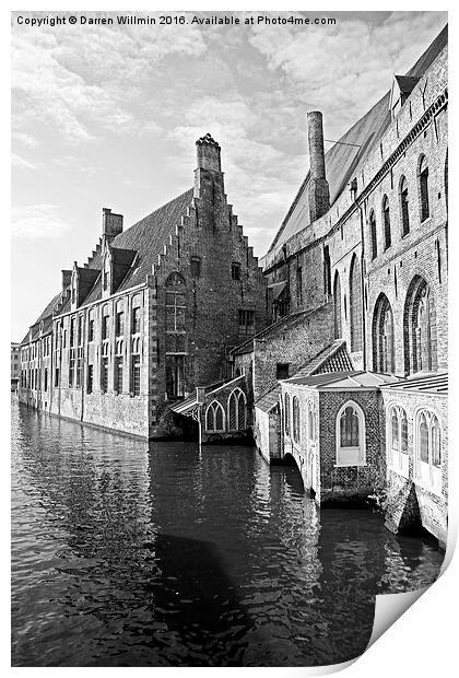 Brugge on Sea Print by Darren Willmin