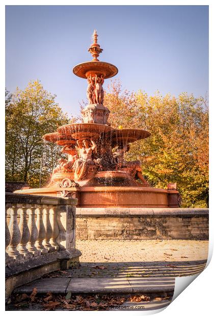The Majestic Hubert Fountain Print by Jeremy Sage