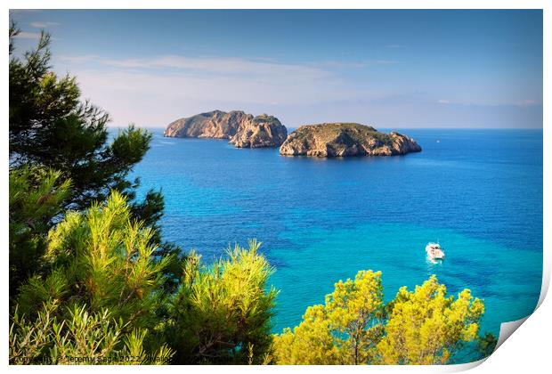 The Enchanting View of Mirador Illes Malgrat Print by Jeremy Sage