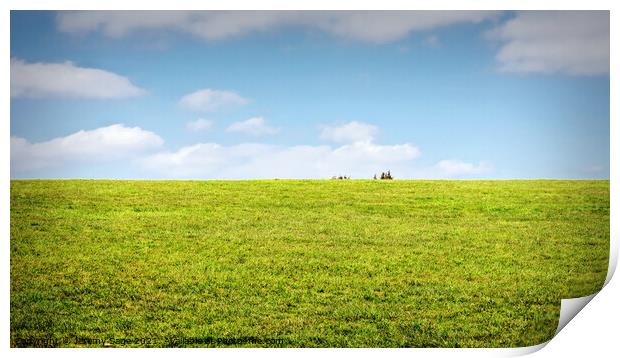 Rolling Hills of Kent Print by Jeremy Sage