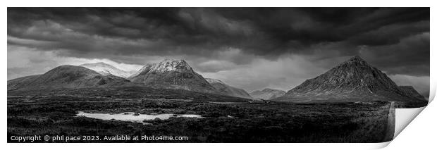 Buachaille Etive Mor Print by phil pace