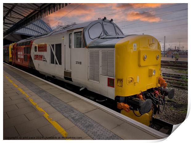 The Class 37 Print by phil pace