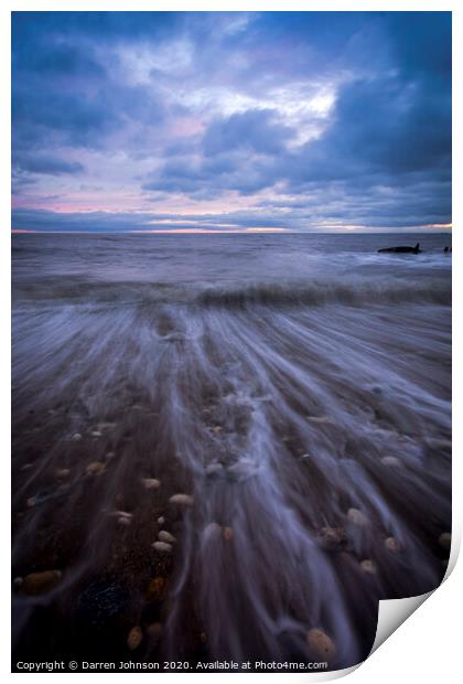 Chemical Beach Pebbles Print by Darren Johnson