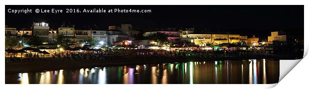 Potos, Thassos panorama Print by Lee Eyre