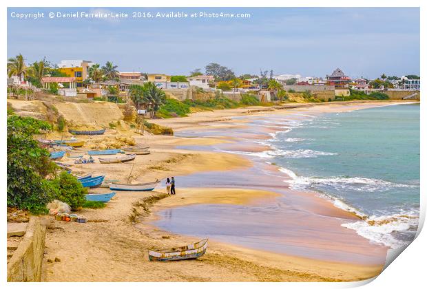 Ballenita Beach Santa Elena Ecuador Print by Daniel Ferreira-Leite