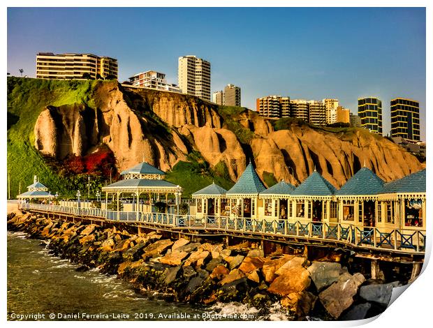 Lima Peru Coastal Scene Photo Print by Daniel Ferreira-Leite