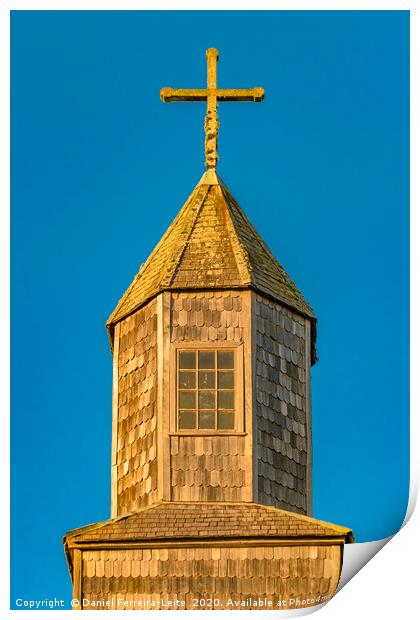 Achao Church, Chiloe Island, Chile Print by Daniel Ferreira-Leite