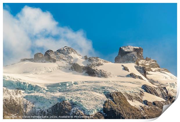 Snowy Andes Mountains, Patagonia - Argentina Print by Daniel Ferreira-Leite