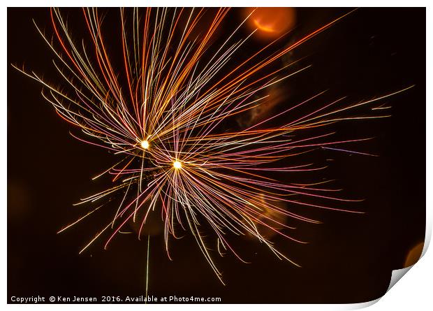 Fireworks Print by Ken Jensen