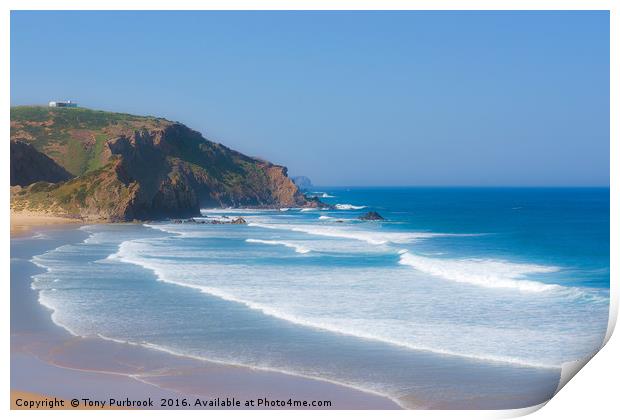 Blue Atlantic Print by Tony Purbrook