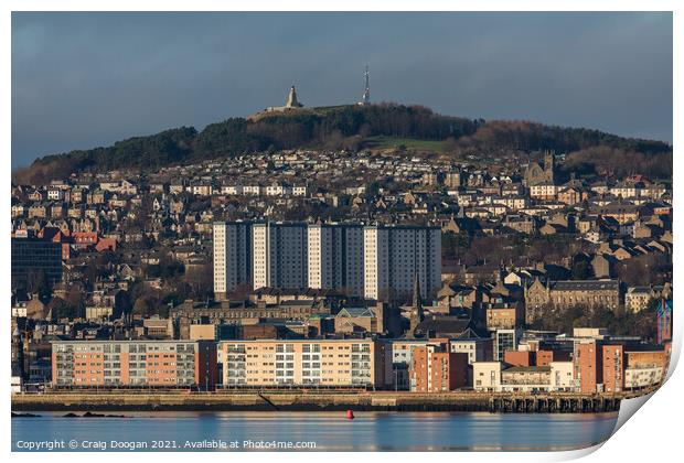 Dundee City View Print by Craig Doogan