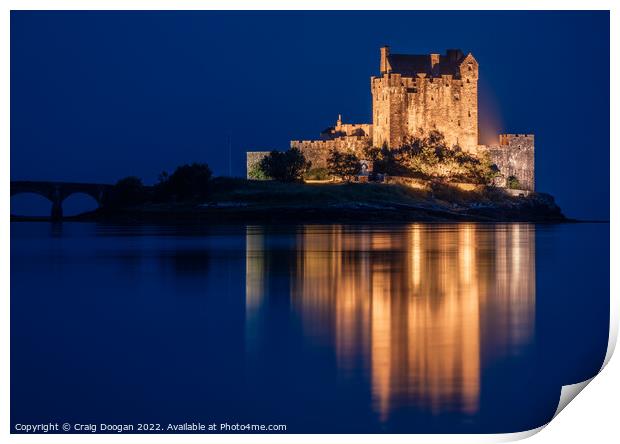 Eilean Donan Castle - Scotland Print by Craig Doogan