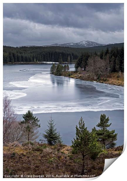 Loch Kennard - Scotland Print by Craig Doogan